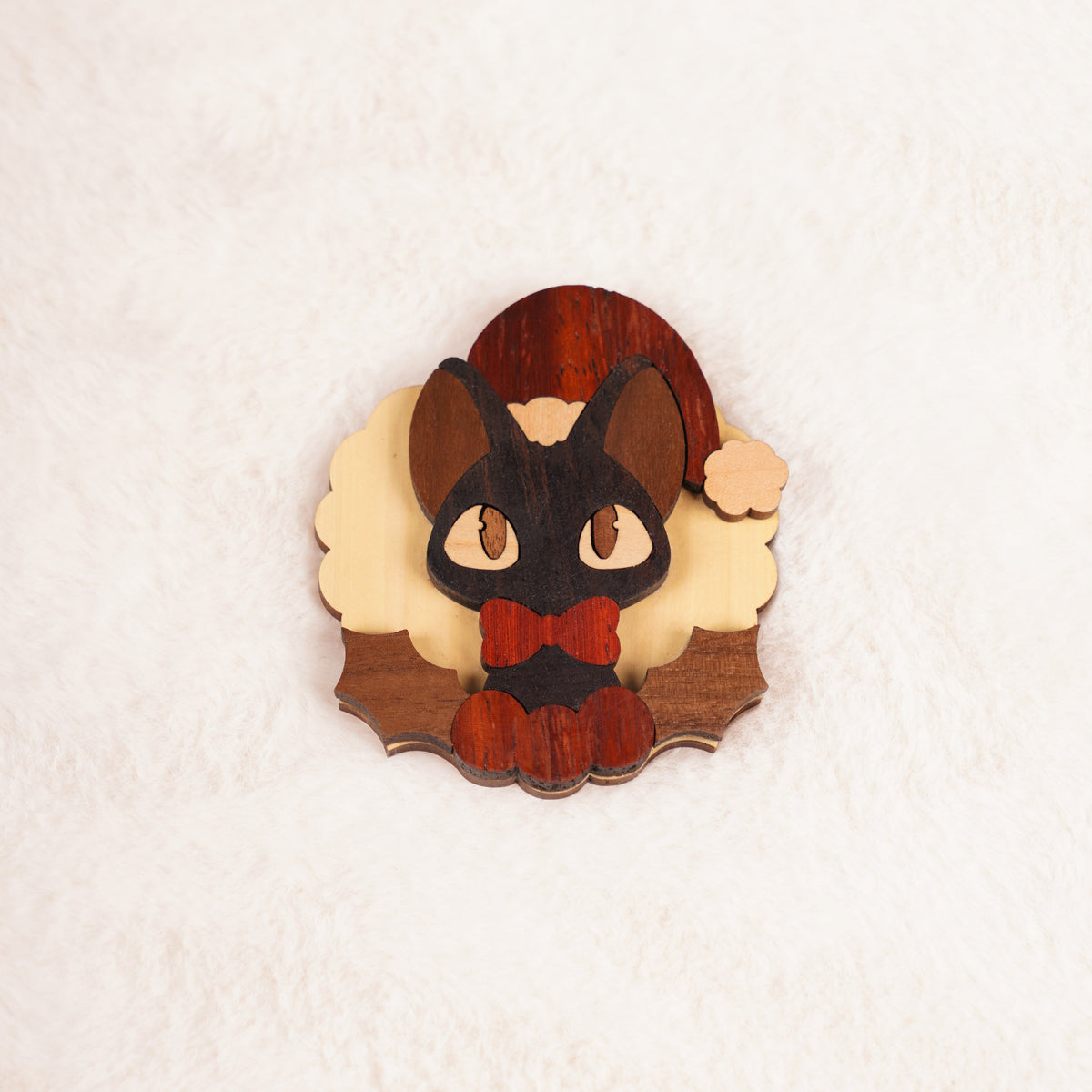 Magic Black Cat Fridge Magnet