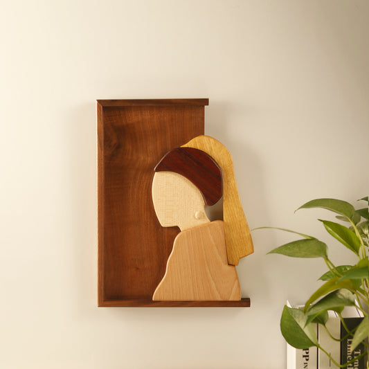 Wooden Puzzle Picture of a Young Girl