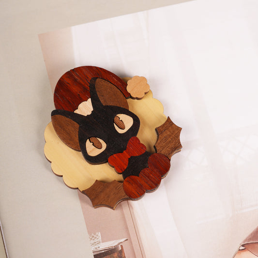 Magic Black Cat Fridge Magnet