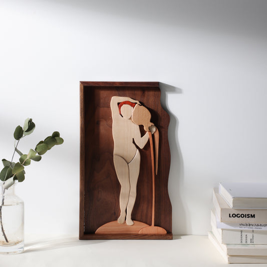 Wooden Puzzle Picture of the Goddess of the Spring