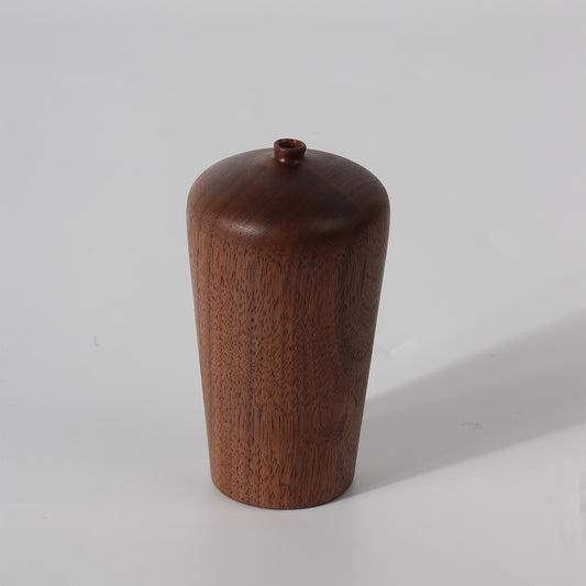 Minimalist Tall Wooden Vase