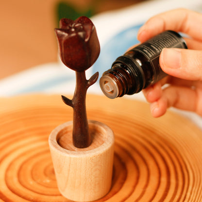Red Rose-Shaped Diffuser