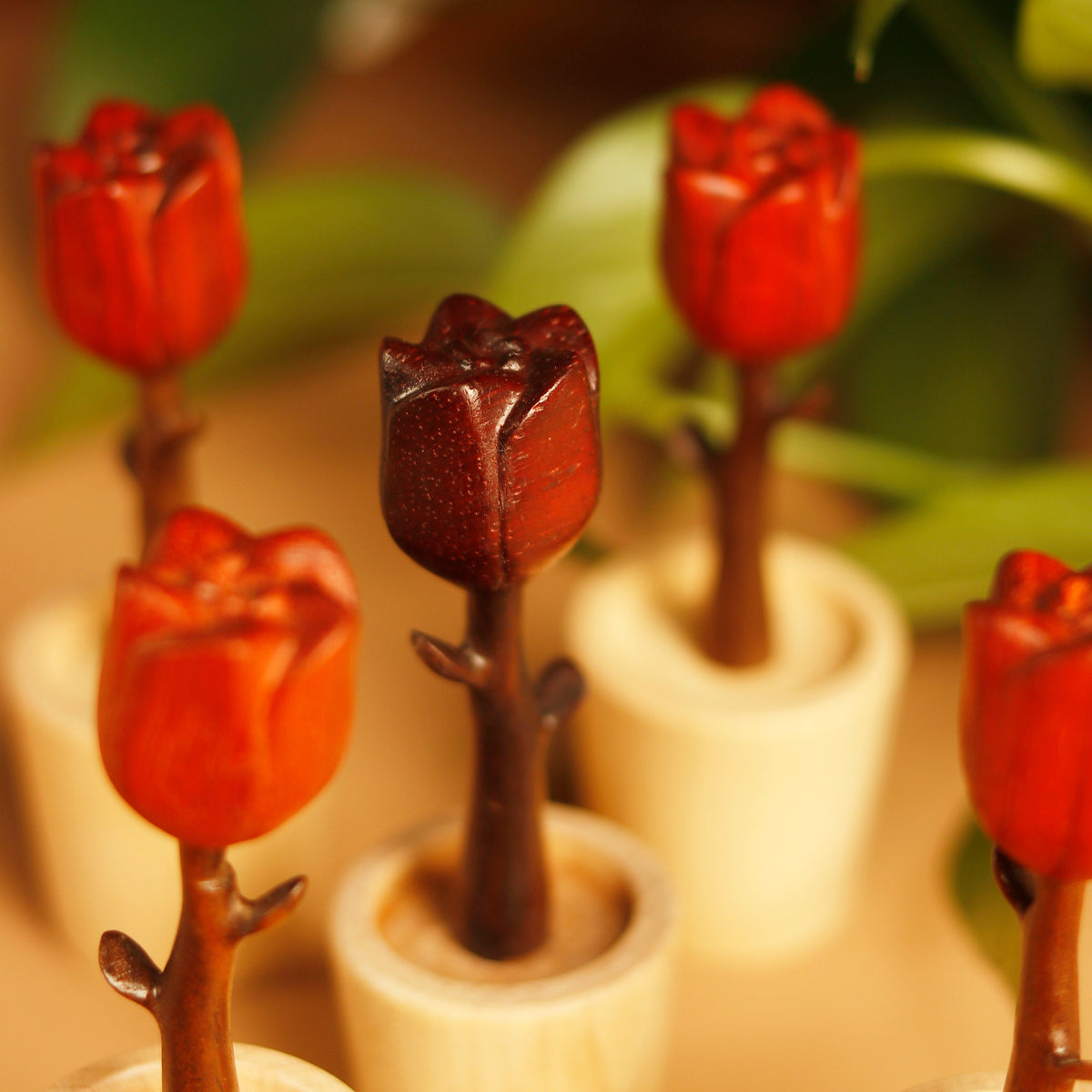 Red Rose-Shaped Diffuser