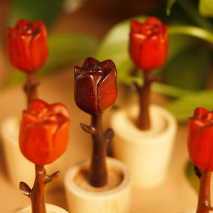 Red Rose-Shaped Diffuser