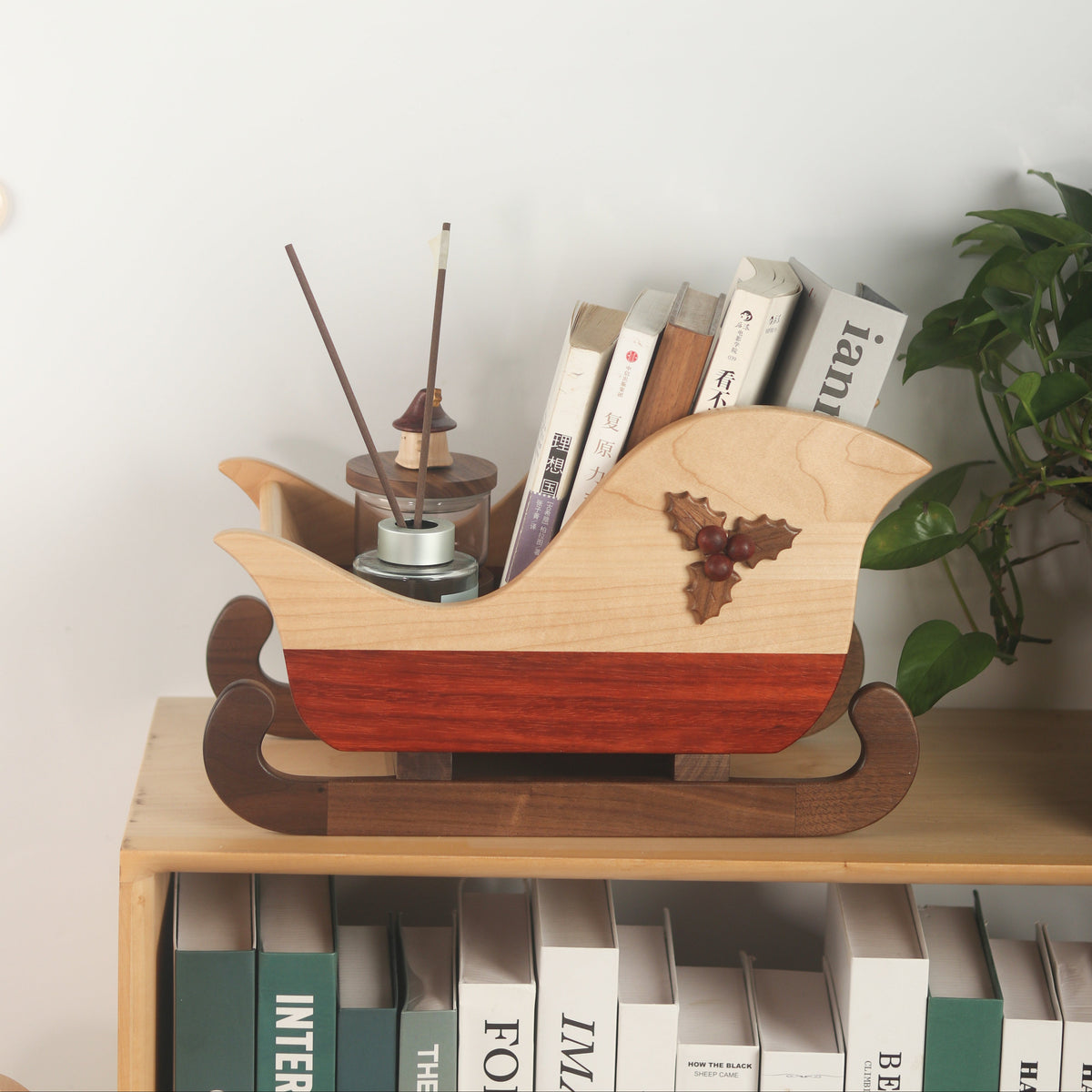 Wooden Sled Storage Box