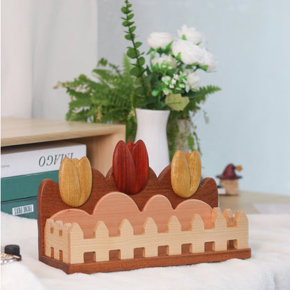 Shelf on a Garden Feature Wall