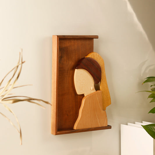 Wooden Puzzle Picture of a Young Girl