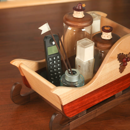 Wooden Sled Storage Box