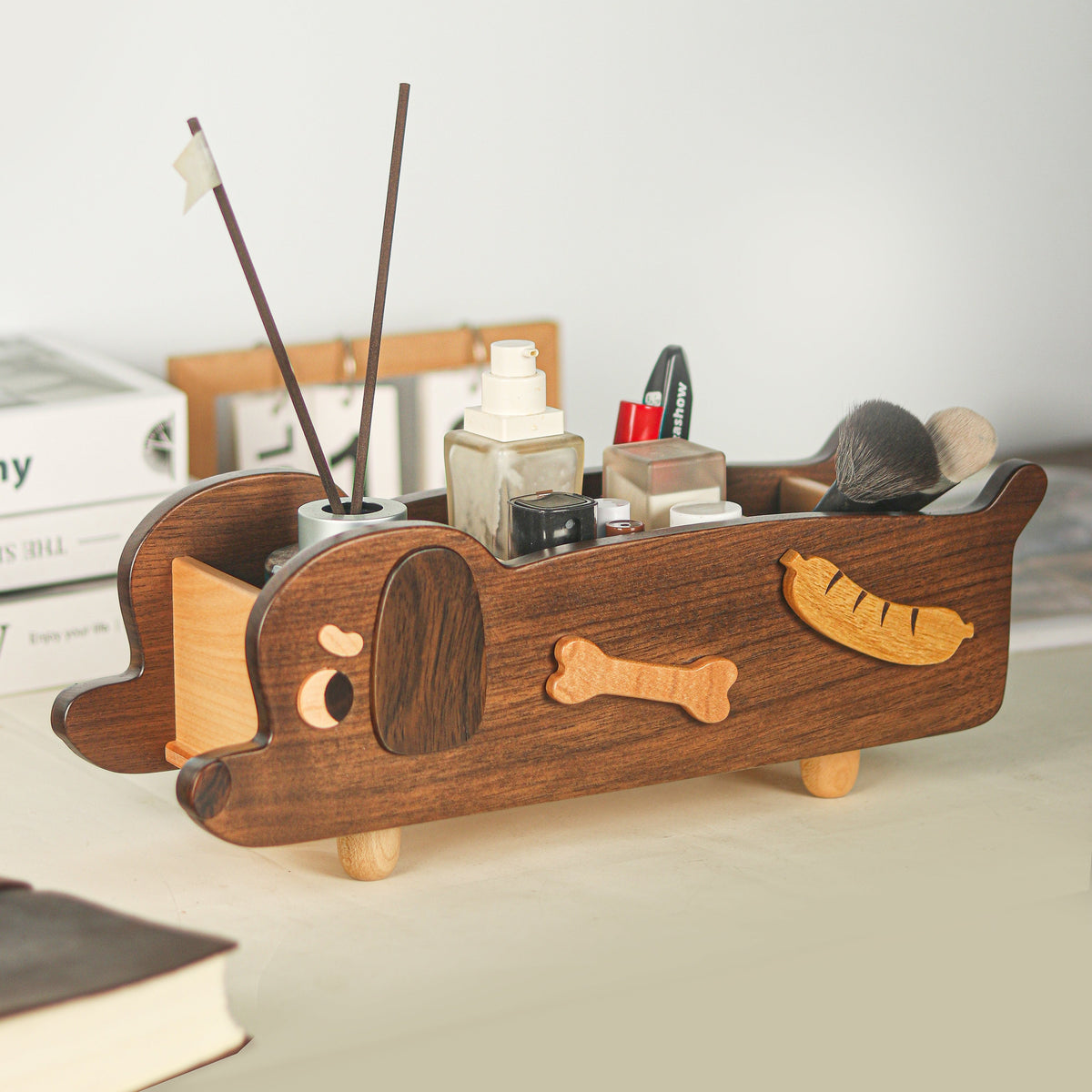 Solid Wood Dog Storage Box