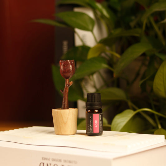 Red Rose-Shaped Diffuser