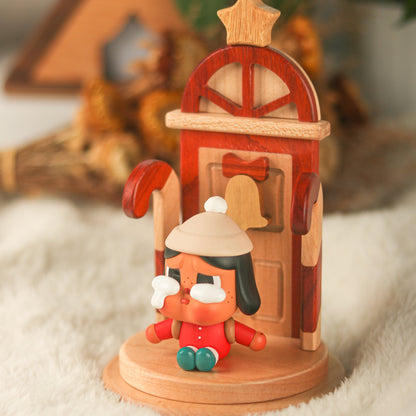 Christmas-Themed Wooden Display Stands
