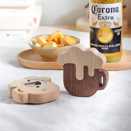Beer Glass-Shaped Bottle Opener