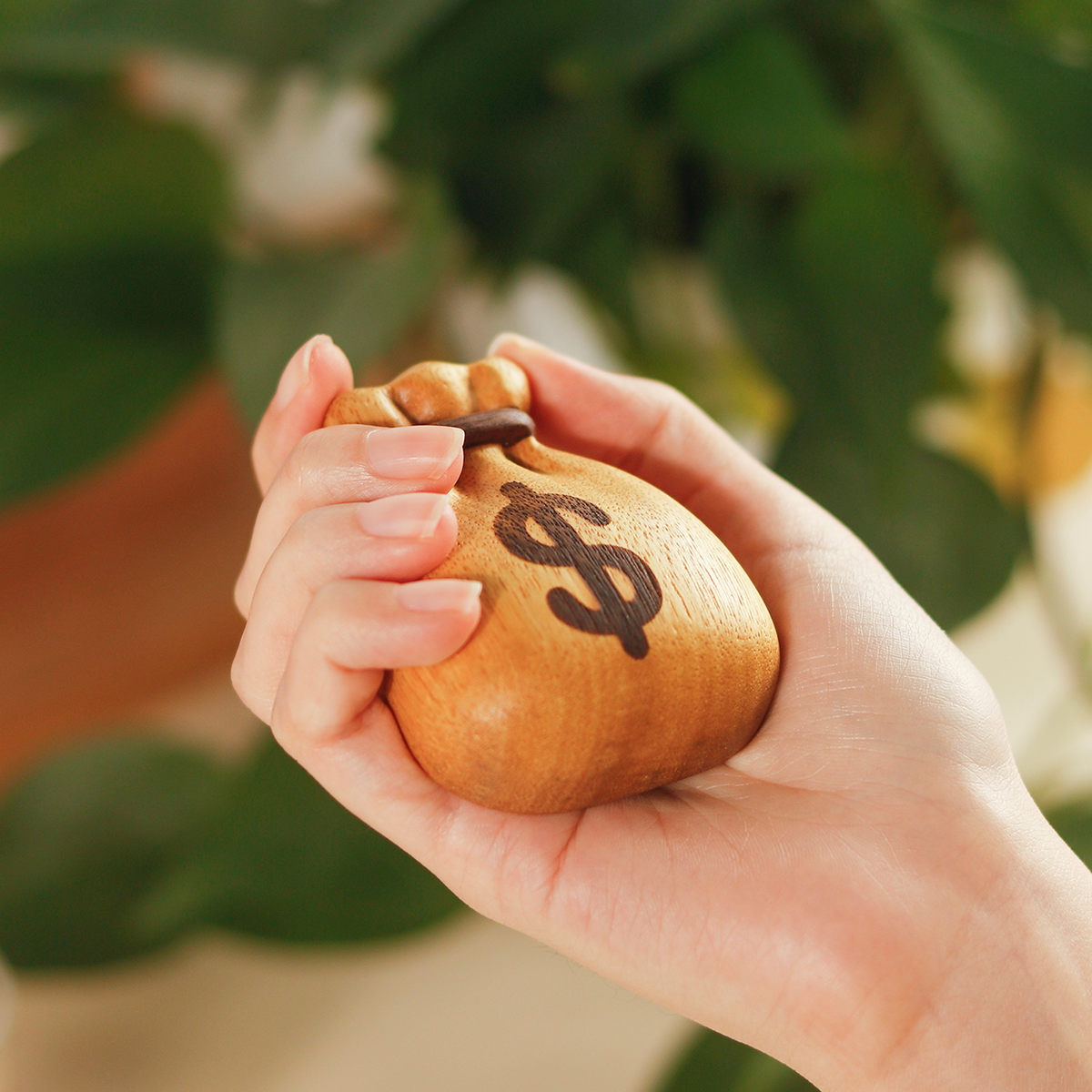 Wooden Bottle Opener in the Shape of a Purse