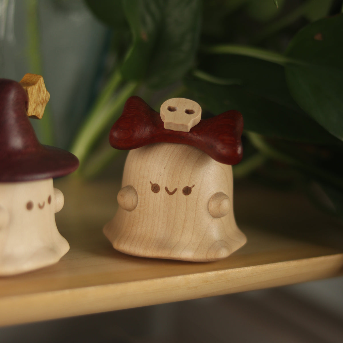 Ghost Wooden Ornament