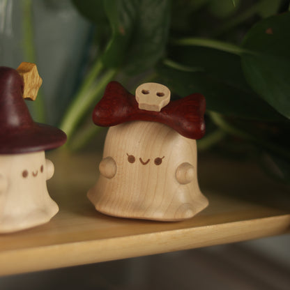 Ghost Wooden Ornament