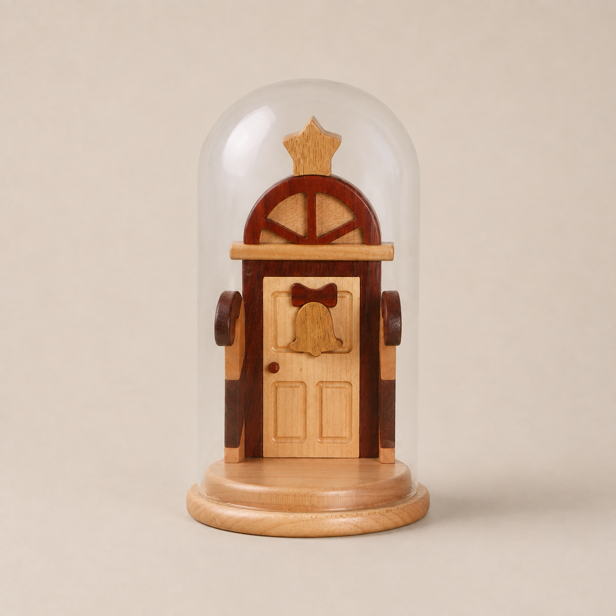 Christmas-Themed Wooden Display Stands