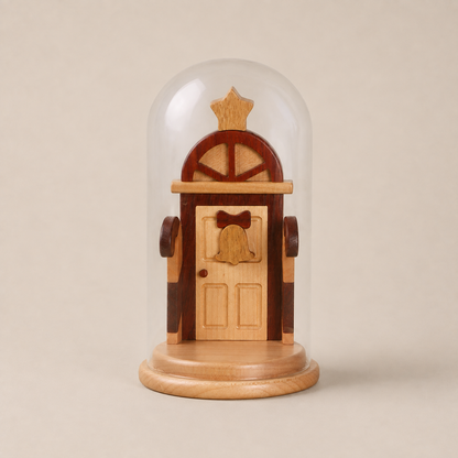 Christmas-Themed Wooden Display Stands