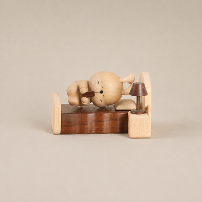 Rabbit Lying on a Bed Ornament