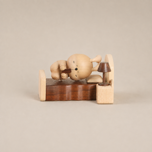 Rabbit Lying on a Bed Ornament