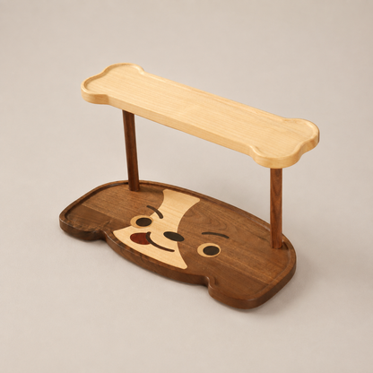 “Woof Woof Dog” Wooden Coaster