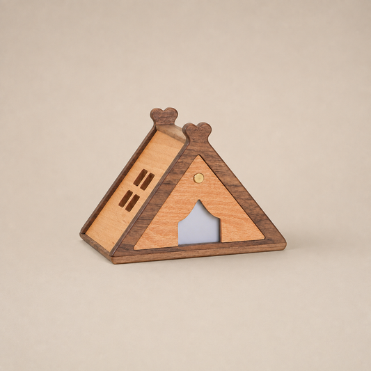 Holiday Starry Sky-Themed Wooden Night Light