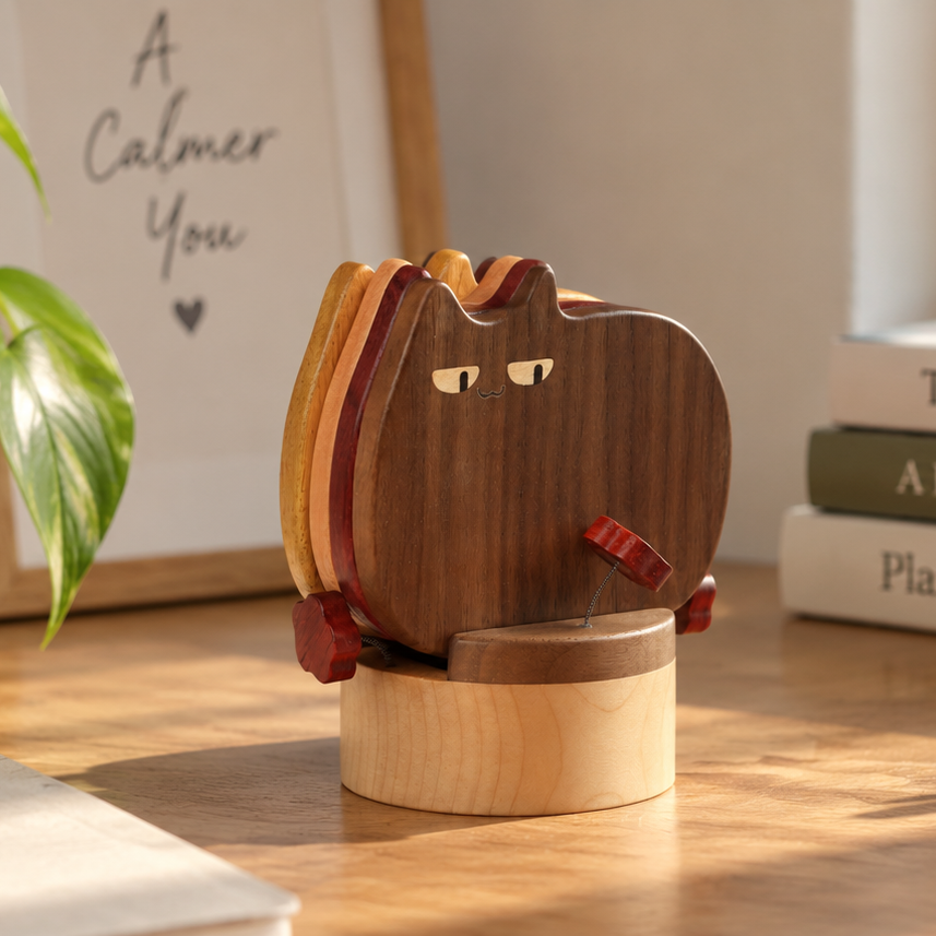 OUI oui-coaster-cat home scene square photo