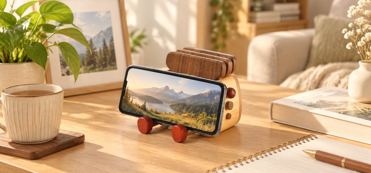 Wooden Non-Slip, Heat-Resistant Coasters for Toasters — product detail
