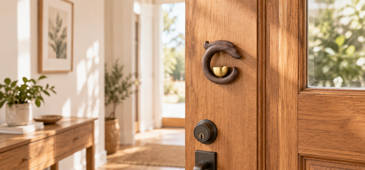 Lingyu-Style Wooden Doorbell — product detail