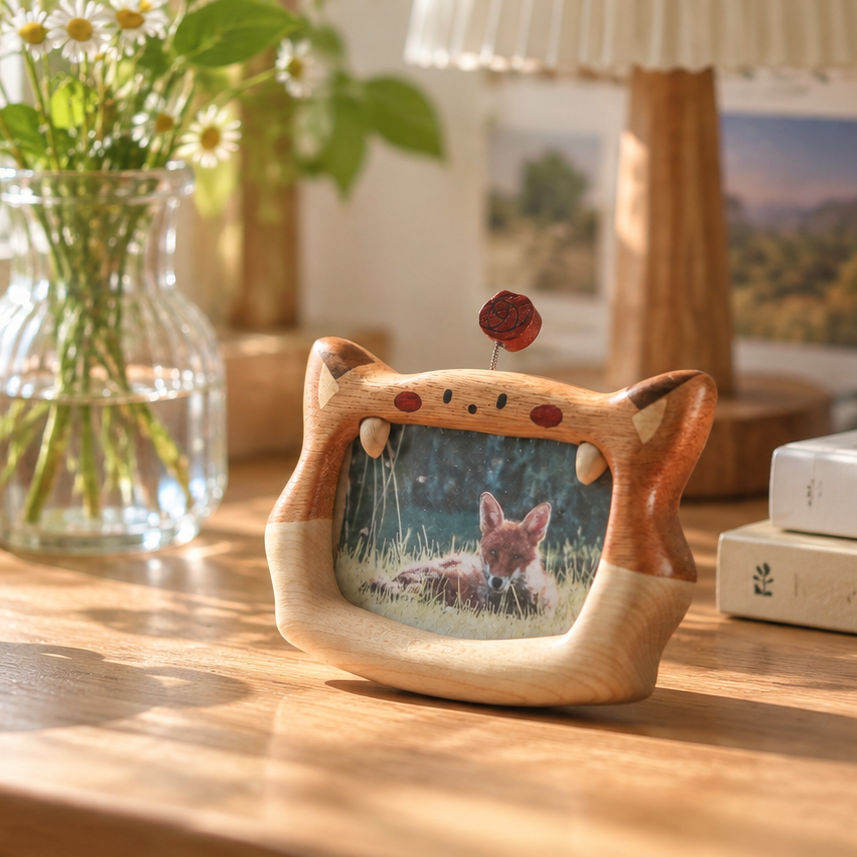 OUI oui-magnet-fox-frame home scene square photo
