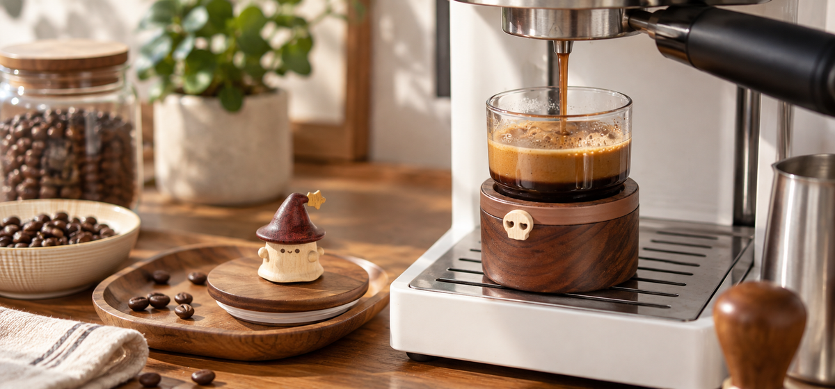 Creative, High-Quality Wooden Coffee Mugs for Halloween — product detail