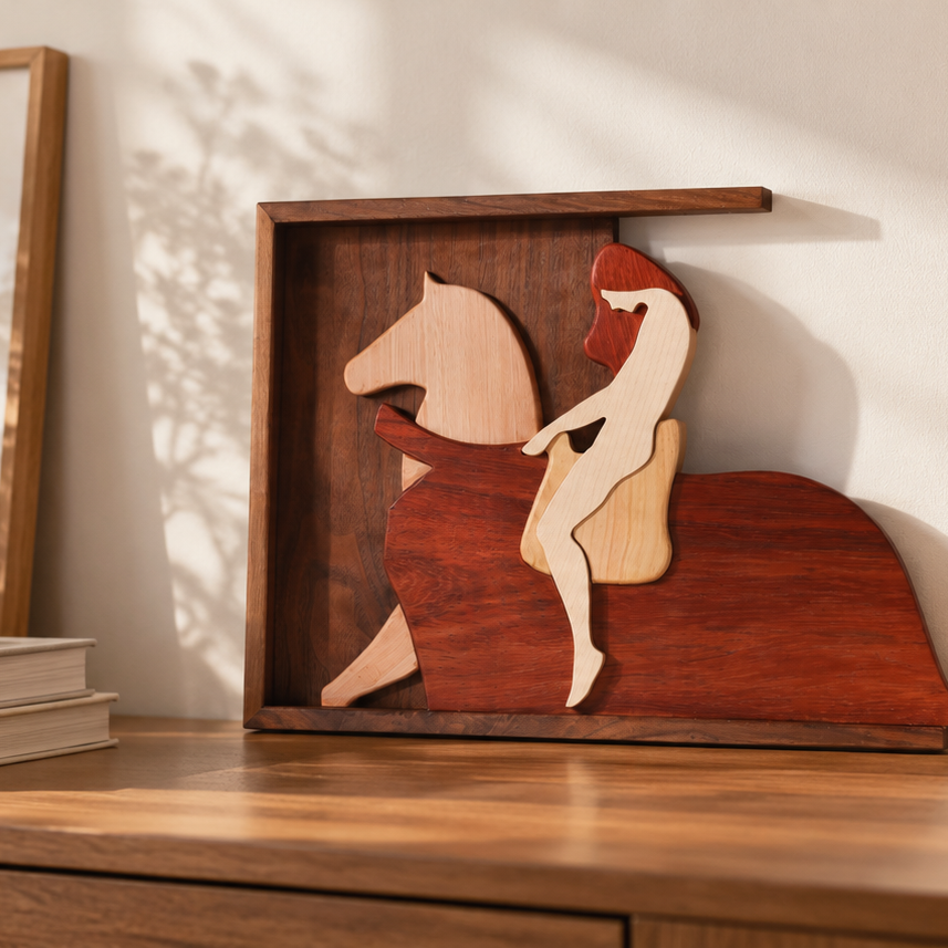 OUI oui-puzzle-horseback home scene square photo