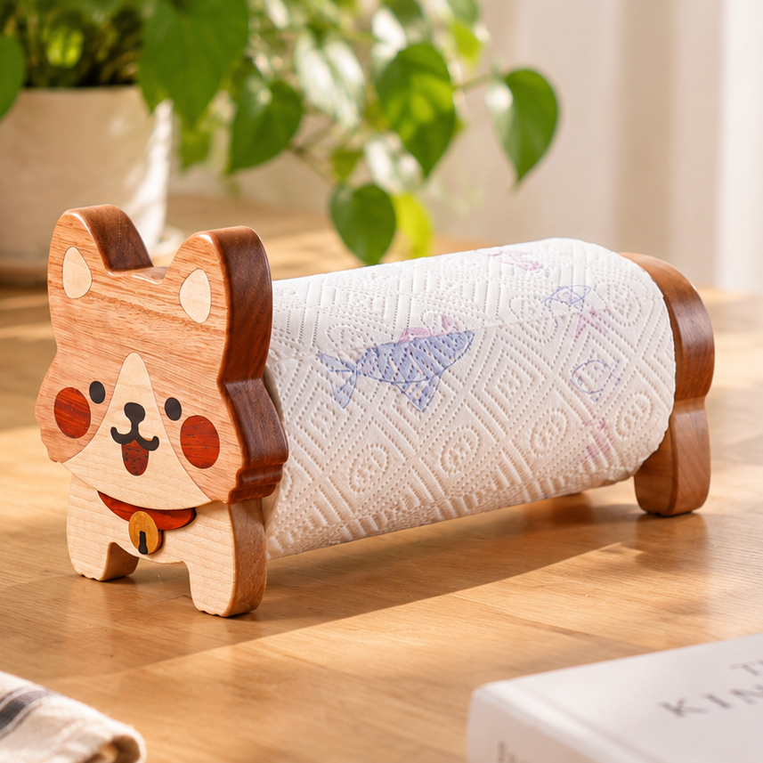 OUI oui-tissue-corgi home scene square photo