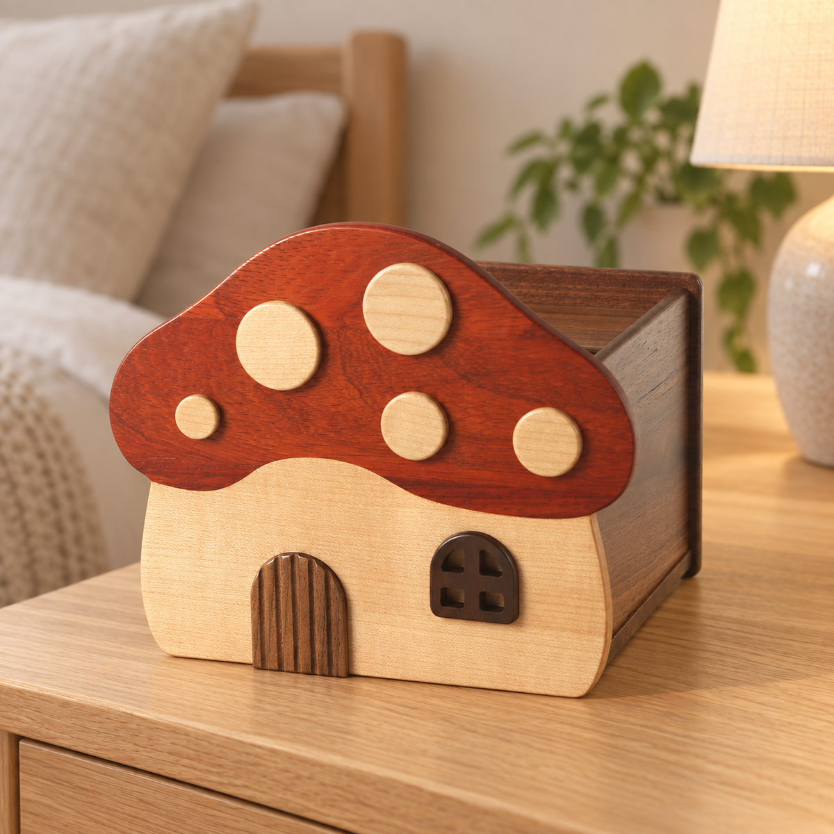 OUI oui-tissue-mushroom-house home scene square photo